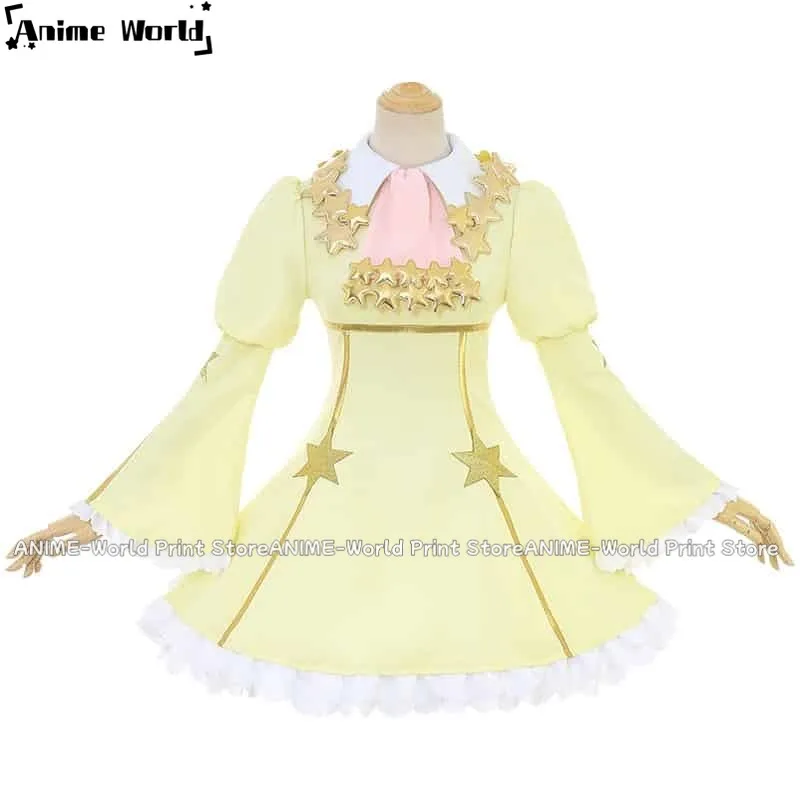 

《Custom Size》Unisex Anime Cardcaptor Sakura Clear Card Sakura Kinomoto Star Battle Cosplay Costumes Outfit Halloween