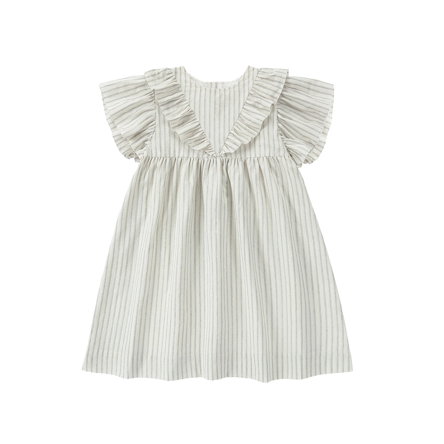 Santorini Stripe Collection – Short Sleeve Dress