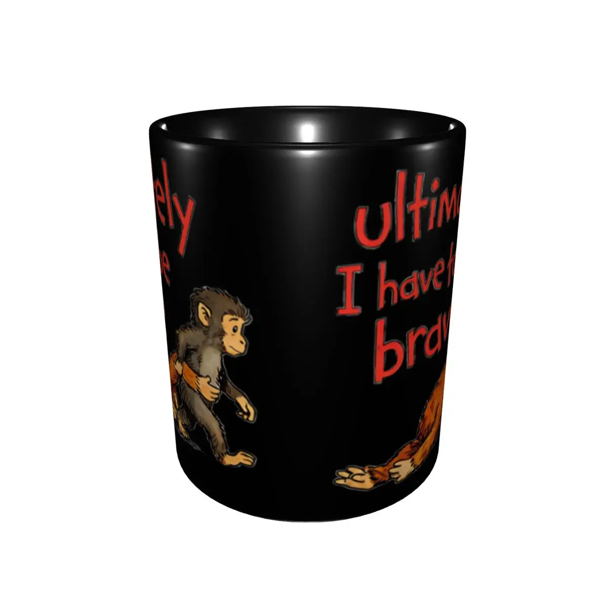 New Monkey Punch Baby Monkey Holding Toy Merch Mugs Kawaii Tea Cup