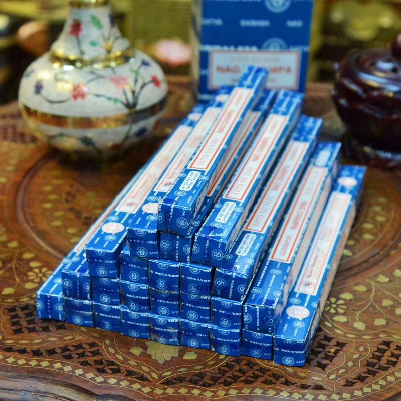 1box Fragrances Indian Sticks Incense Home Fragrance Stick Natural Scent Burning for Healthy Yoga Room Scent Aroma Aromatherapy