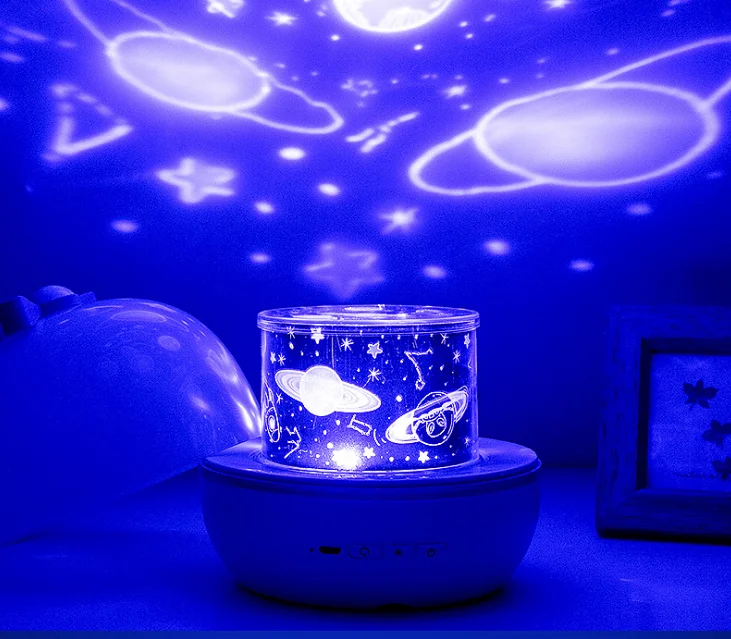 LED Night Light Starry Sky Magic Star Moon Planet Projector Lamp Universe Baby Nursery Light For Birthday Gift Led Night Light