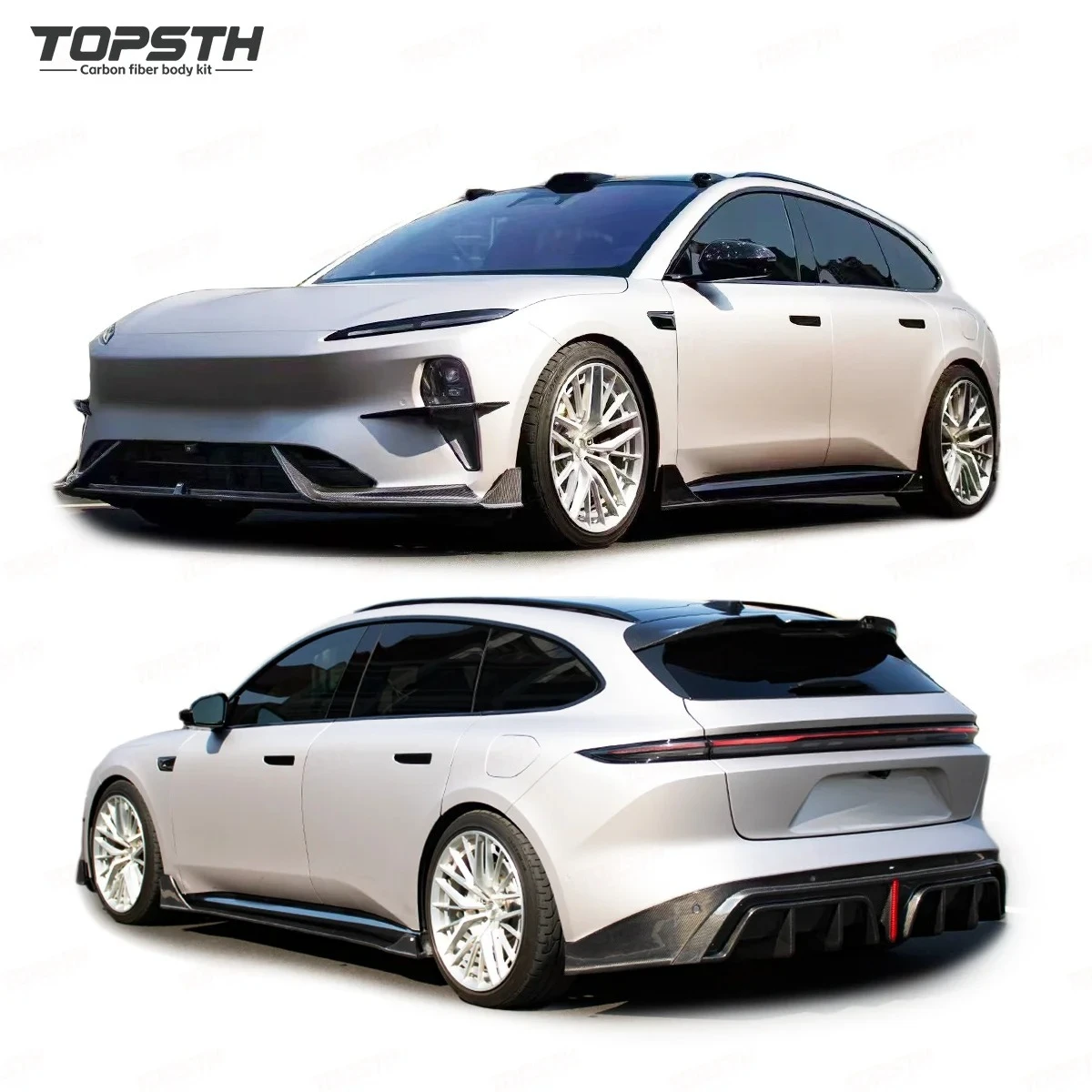 

Dry Carbon Fiber Body Kit for NIO ET5T Full Exterior Upgrade Kit Front Lip Side Skirts Rear Diffuser Trim for ET5 Touring 2022+