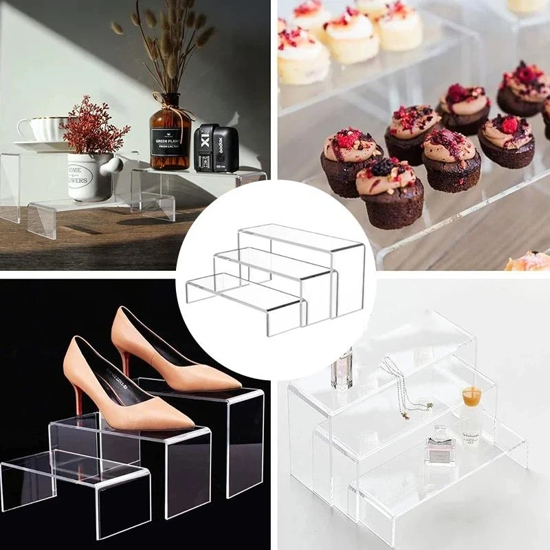 

[YY34]【xxx】3-Piece Acrylic Transparent Display Rack, U-Shaped Lightweight Bracket, Shop Window Counter Cosmetic Rack[ZH]