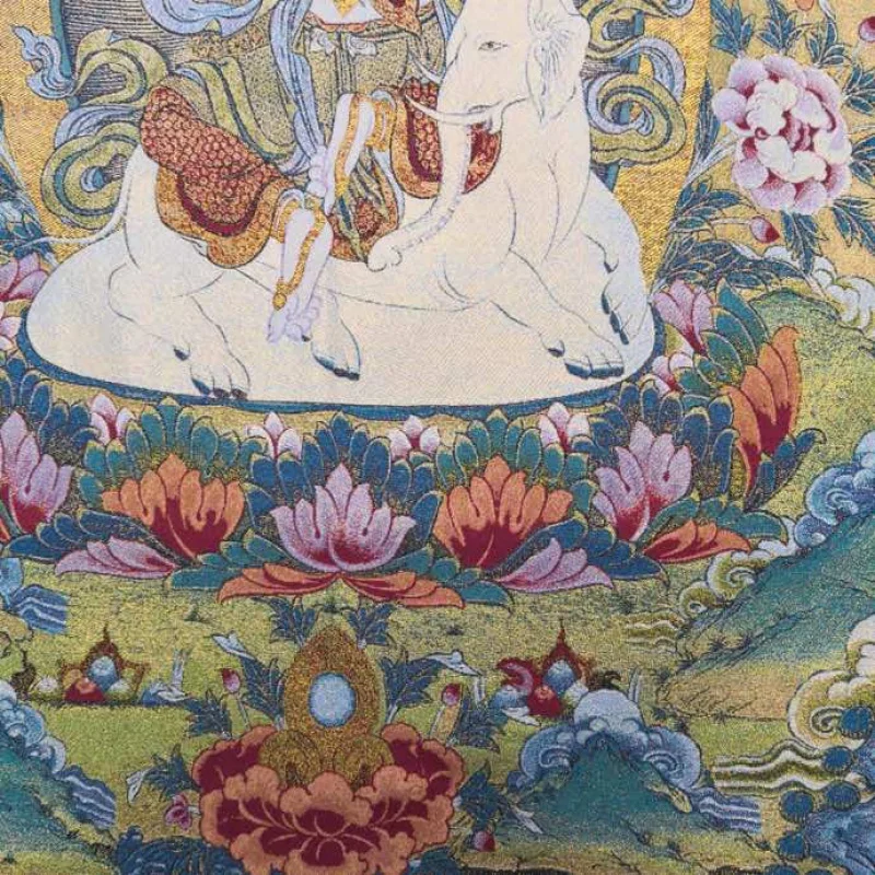 Tibet Thangka Um Pedaço Antigo, Laca, Antigo Bordado, Jiangsu, Fábrica Por Atacado, Transporte Da Gota