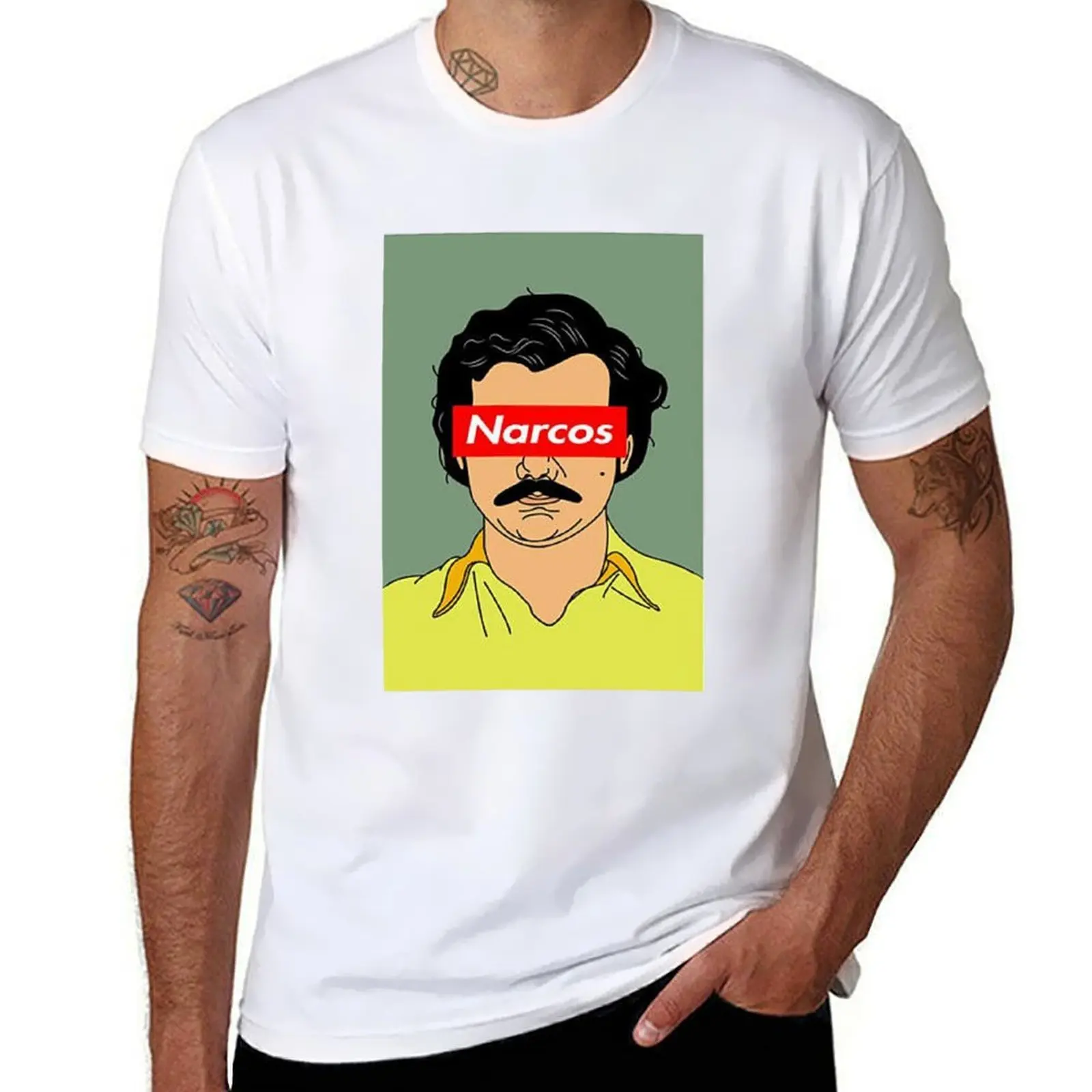 

Narcos Art T-Shirt cotton t shirt man cotton t shirts man 100% T-Shirt