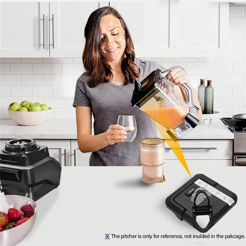 استبدال غطاء قفل A84G لخلاط نينجا 72 أونصة XL أباريق، ملحقات أجزاء غطاء علوي مربع للنينجا BL610 BL710WM BN70