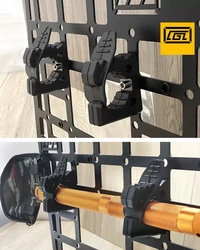 CARTRIMHOME Car Accessories Off-Road Molle Panel Quick Fist Mount Clamps Bundle Fixed Buckle Grip Tool Equipment