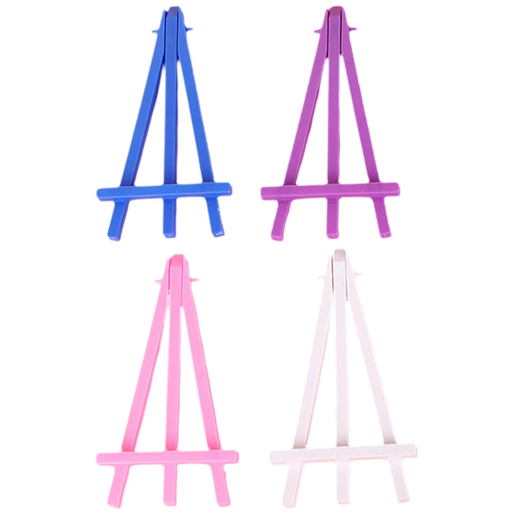 

20Pcs Drawing Easel Stand Simple Plastic Tripod Display Holder Tabletop Rack for Art Pictures Paintings Collectibles