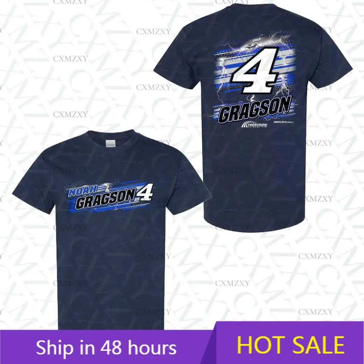 

Noah Gragson 2025 Name & Number #4 T-Shirt Blue