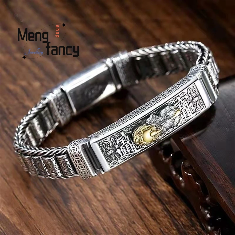 

High-Grade New Domestic Trend Product Retro PI Xiu Bracelet For Men With Beads Fashion Jewelry Exquisite Elegant Popular Simple
