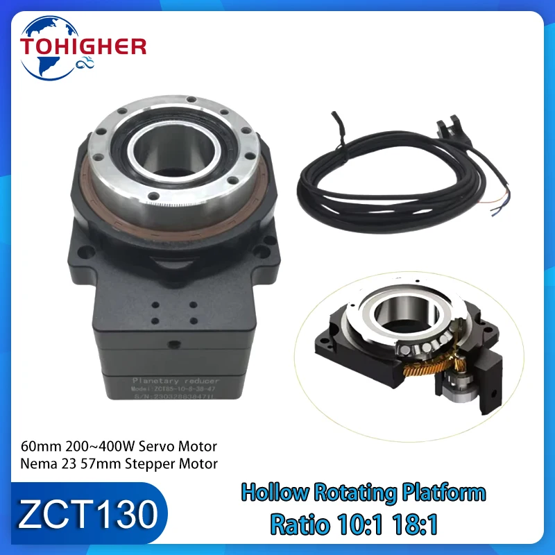 

CNC parts Hollow Rotary Actuator 360 Degree Precision Electric Stepper Servo Rotating Platform Replacing DD Motor Cam Divider