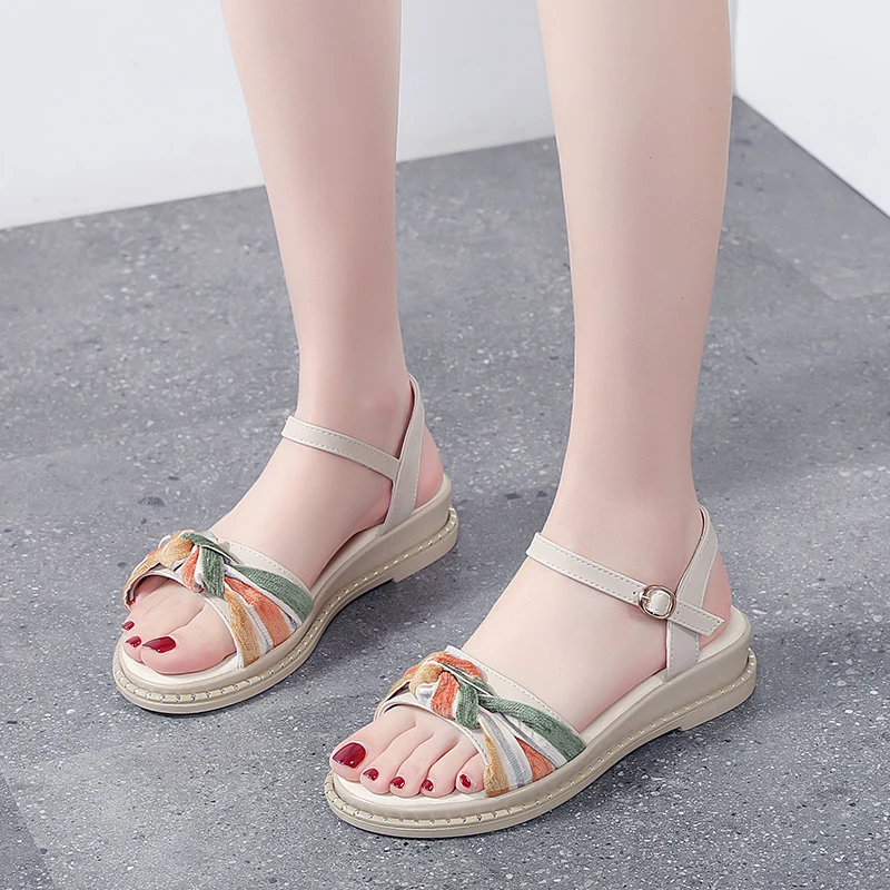 

Женские дышащие туфли на плоской подошве, лето 2020, семицветный дизайн, новая высококачественная универсальная модная повседневная обувь