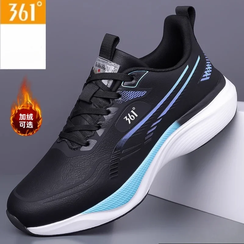 361°  sneakers,men male shoes, running shoes, walking basketball cushion sports shoe pu winter fashion new