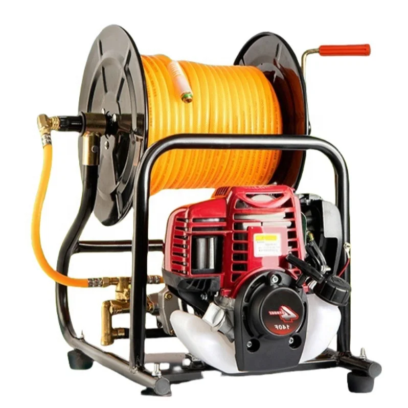 

Portable high-pressure sprayer suitable for retail and agricultural use.