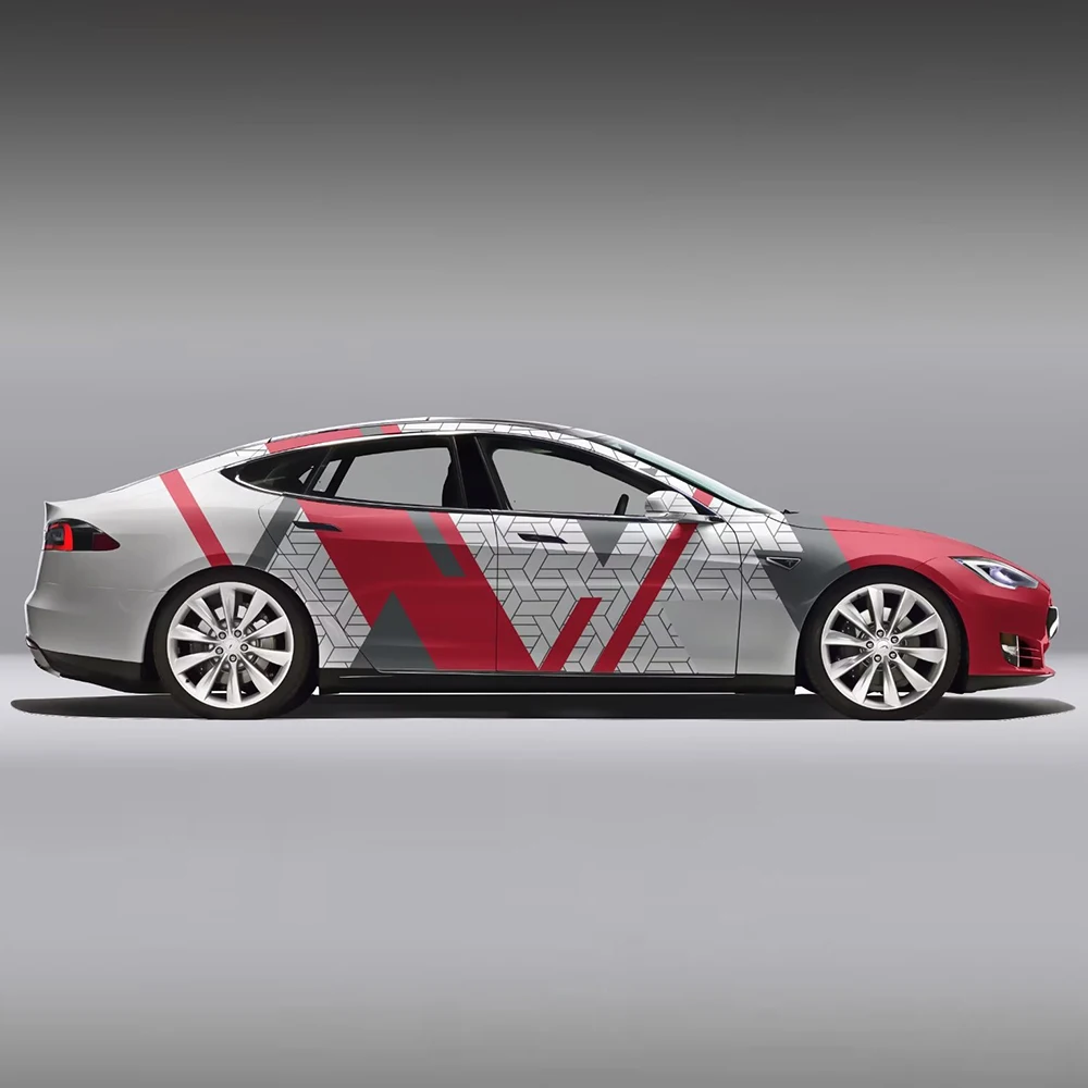 

TSAUTOP 1.52*18m Custom Printing Design Services Car Vinyl Wrap Vehicle Wrap