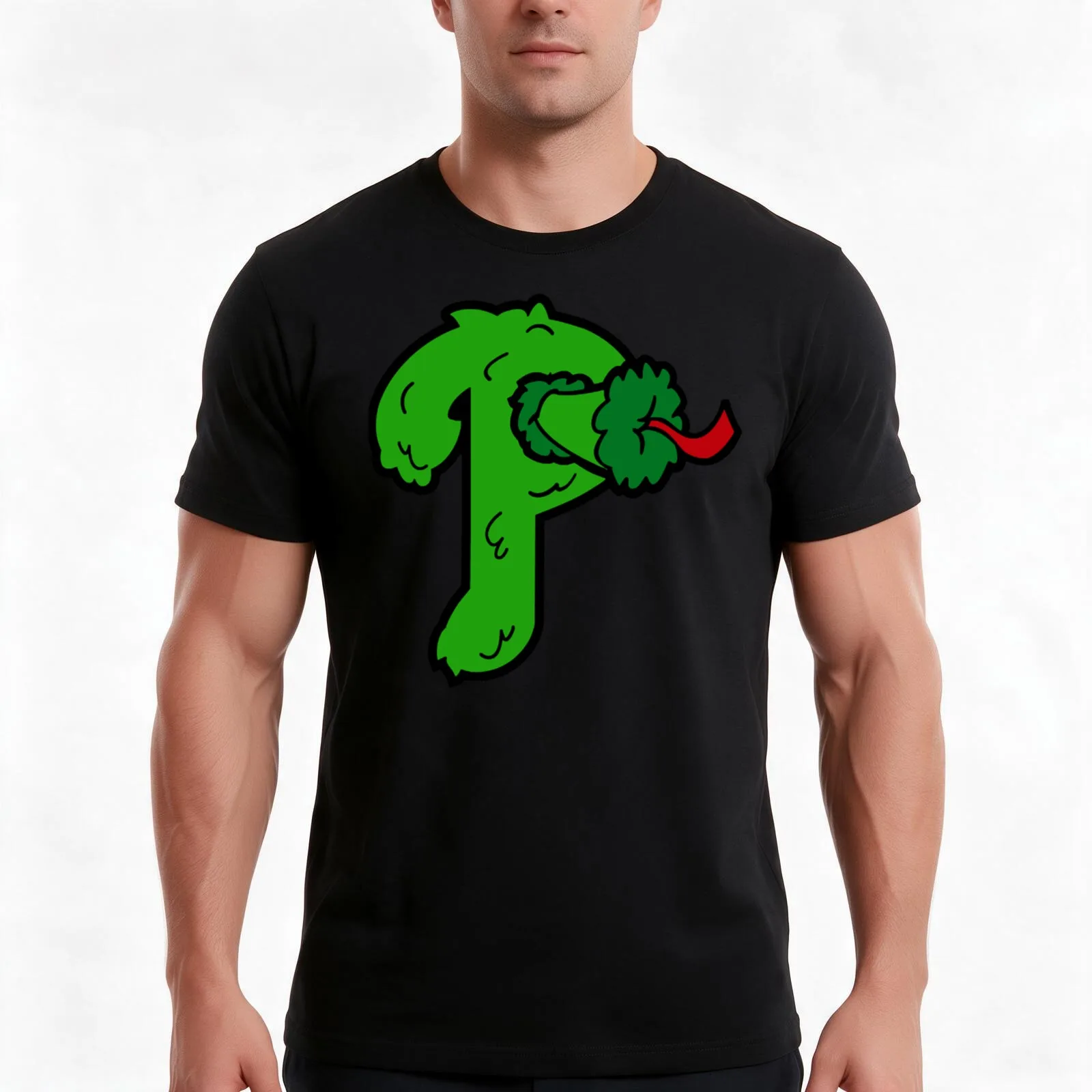 Phanatic Baseball Design T-Shirt, Summer Casual Cotton Tee, Oversized Streetwear Tops, Vintage Graphic Print, Unisex Men Women