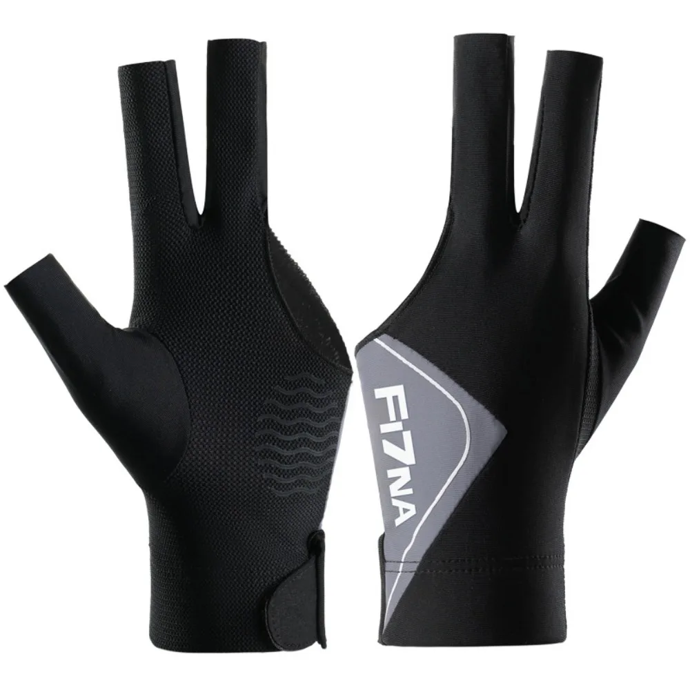 

Breathable Billiards Gloves Quick Drying Sweat Proof Three-finger Gloves Left Hand Comfortable Snooker Cue Glove Pool Cue