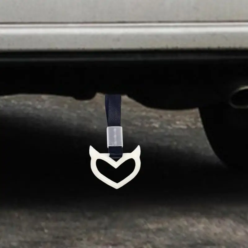 Heart Ring For Car Bumper Rear Bumper Warning Ring Subway Ring For Car Warning Car Handle Decoration Glow In The Dark For Subway