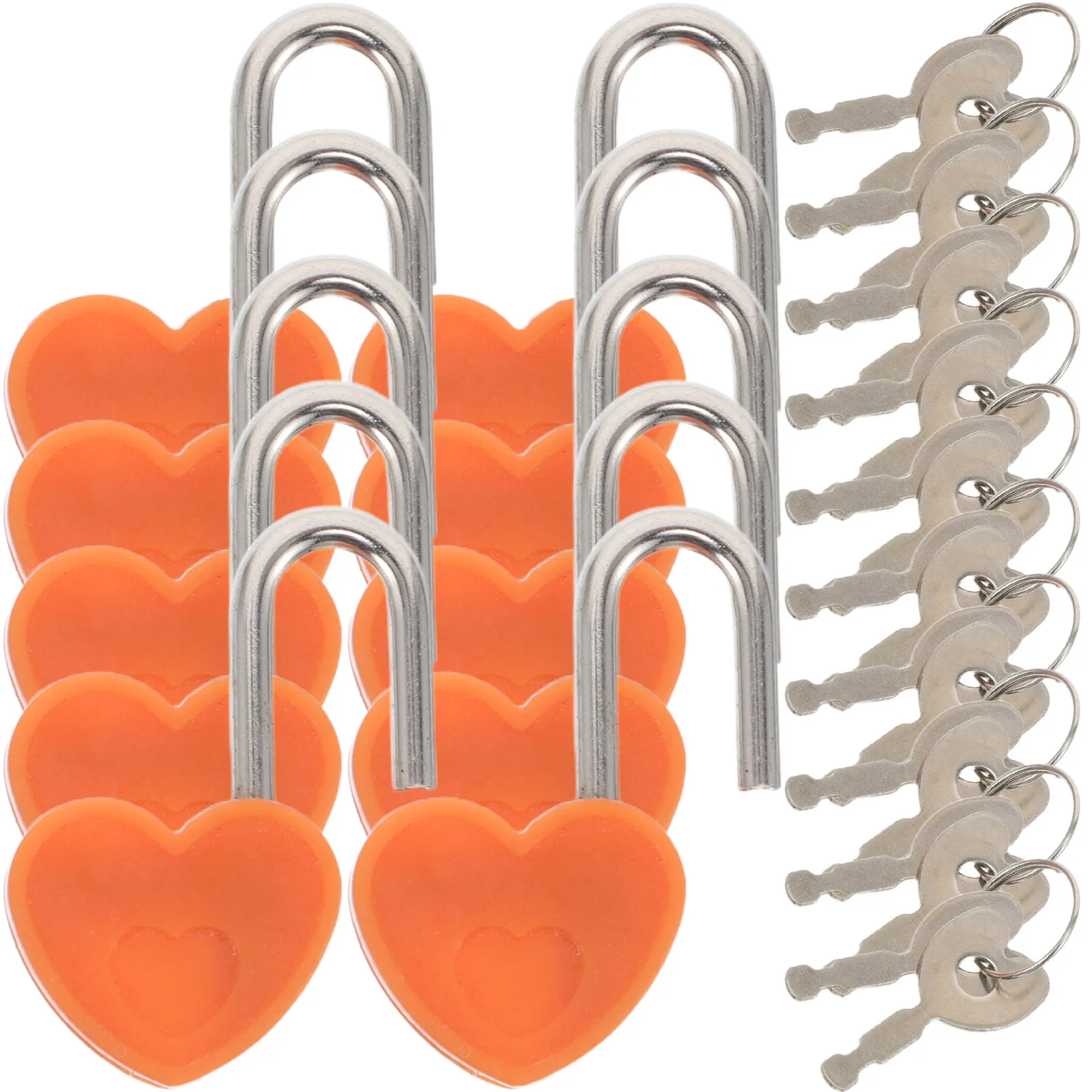 Heart Lock for Chest Key Mini Shaped Diary with Jewelry Storage Love Padlock Book