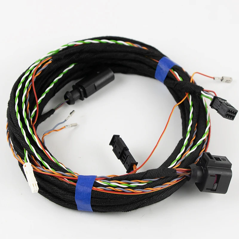 

Для 5HG827469C кабель камеры с откидным логотипом заднего вида, жгут проводов камеры высокой линии с динамическим отслеживанием, проводка камеры заднего вида для VW Golf8 MK8