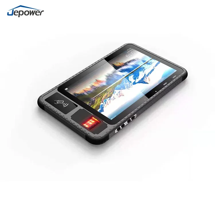 

In stock Industrial Rugged 10-Inch Android Tablet Biometric NFC Fingerprint Reader Optical RFID NFC Modules 10000 Mha Processor