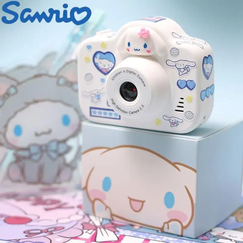 Kawaii Sanrio Anime Digital Camera Cinnamoroll Kuromi Pochacco Hd Cameras Long Battery Life With Memory Card Anime Gifts