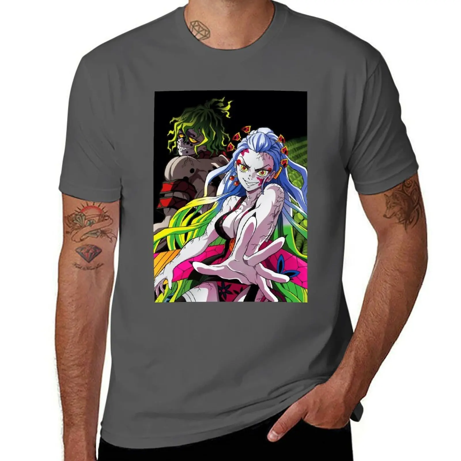 

daki gyutaro et T-Shirt Large Size Short Sleeve T-Shirt