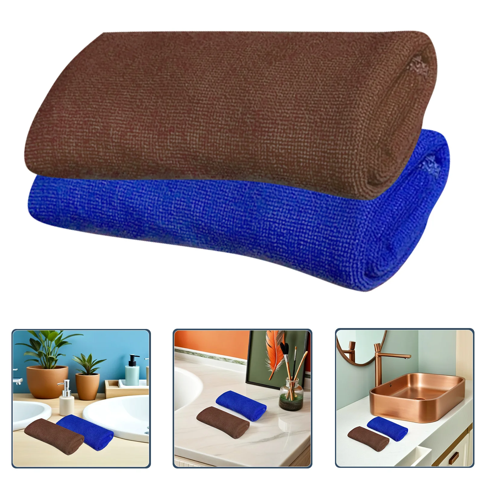 2 Stück Mikrofaser-Tücher, abwischbares Handtuch, saugfähig, bequem, für Tafel, Spiegel, Autowäsche, sauber, kein Ausbleichen, Textmarker-Tücher