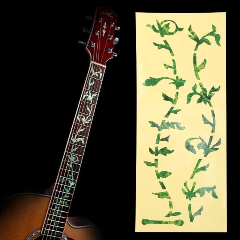 U2JB New Tree Acoustic Guitar Guitar Inlay Sticker Fretboard Marker Decal DIY