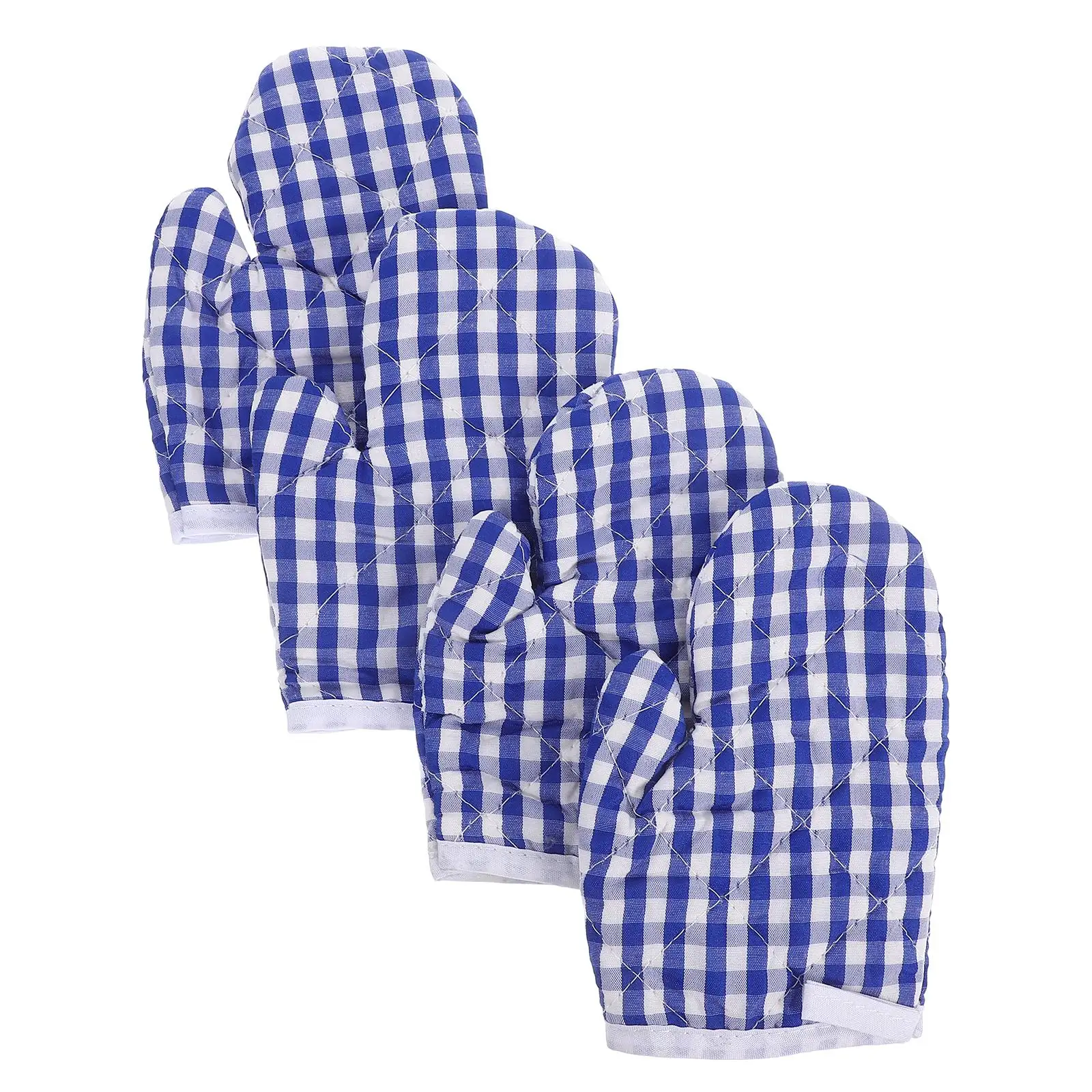 

4 Pcs Children's Oven Mitts Grill Gloves Cooking Kids Kitchen Baking Mitten Thicken