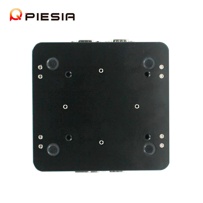 Piesia Celeron J4125/N5000/J6412 Fanless Aluminum Nano Computer Case 2Lan 6*Com X86 DDR4 Thin Client PC Mini PC Router