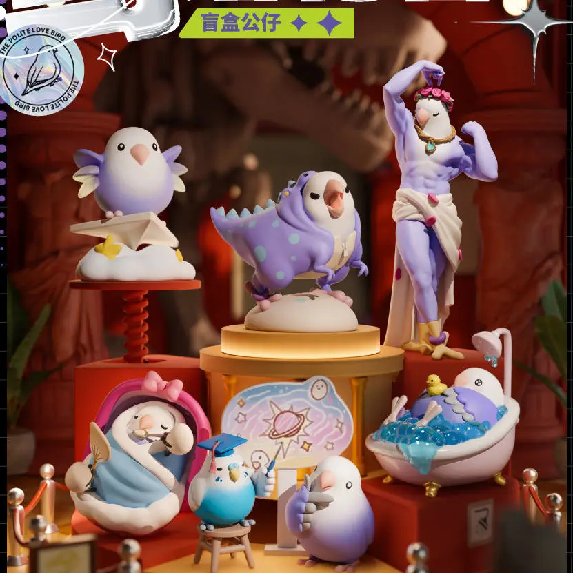 

Genuine Plzdot Bird Taro Round 4th Generation Birdsong & Floral Blind Box, Cute Trendy Figure Ornament, Gift for Girlfriend