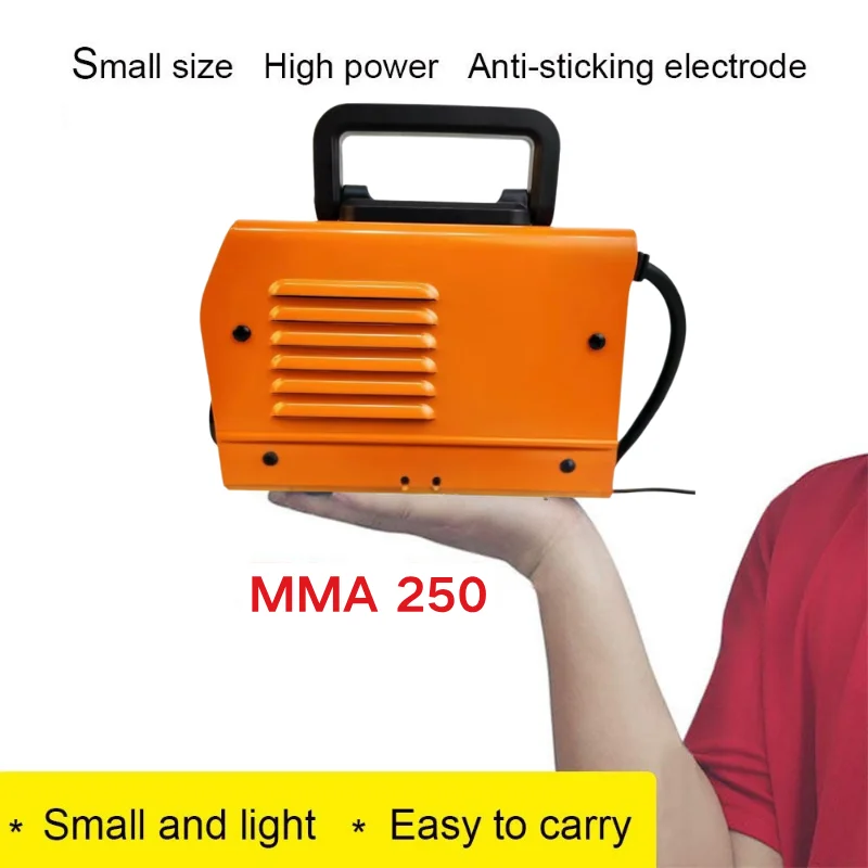HFT Mini IGBT DC Inverter Arc Welding Machine Portable ZX7 250 MMA 20-250A for Home Use New 1 Year Warranty 110V/220V