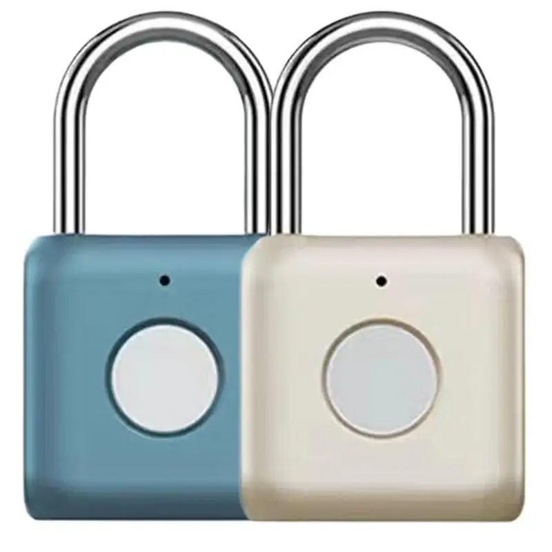 

Water Resistant Padlock Intelligent Thumbprint Keyless Lock Electronic Metal Keyless Thumbprint Lock For Gym Luggage Bookcase