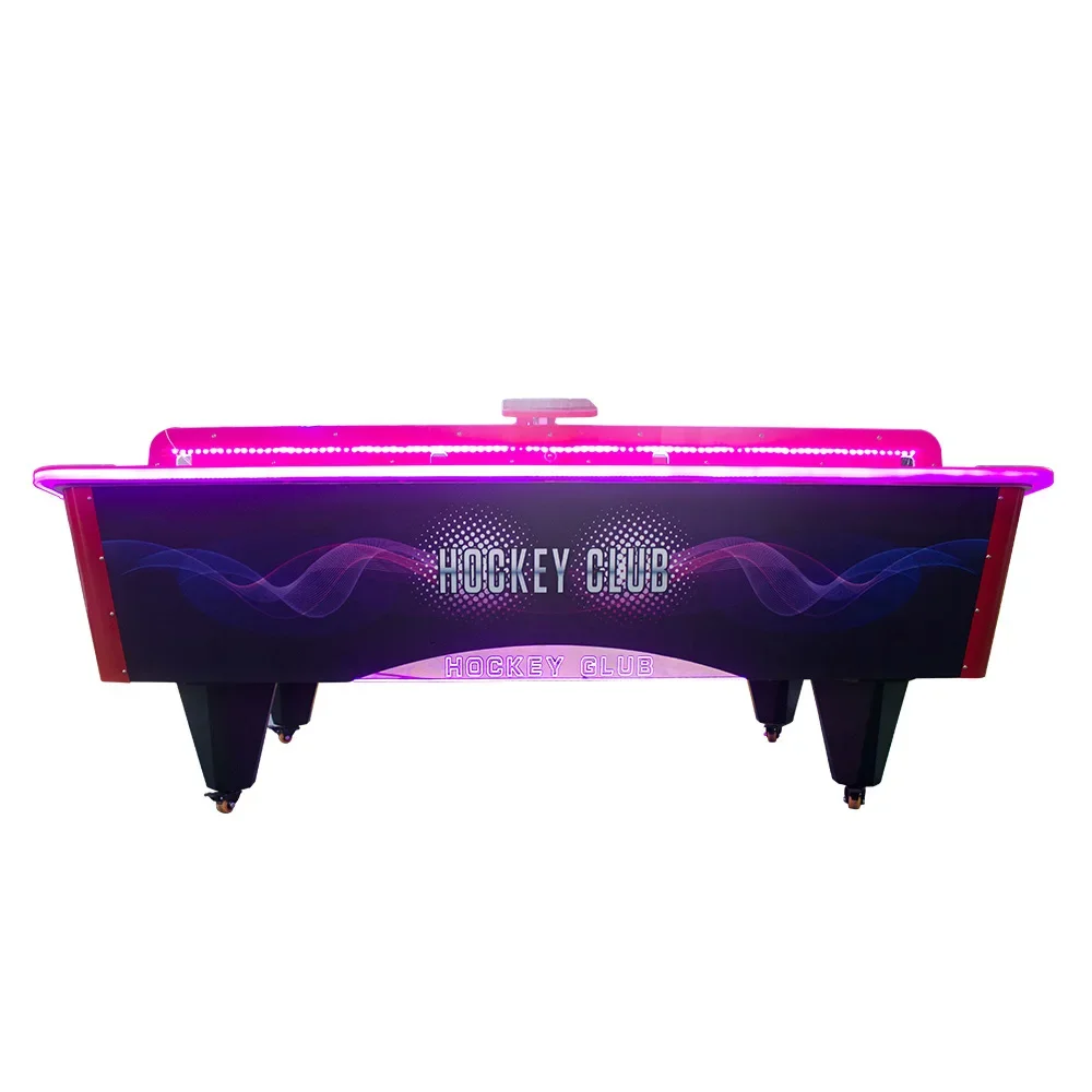 Máquina de hockey de aire estrella de dos jugadores para juego de mesa de entretenimiento y entretenimiento