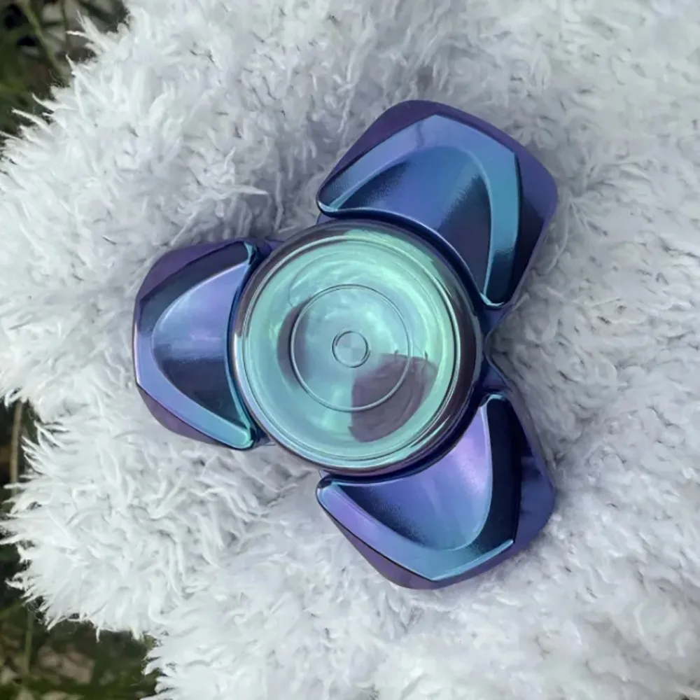 Spinmoon EDC Black Tortoise Fidget Spinner Zappelspielzeug für Erwachsene Ratsche Fidget Spinner Büro Schreibtischzubehör Angstspielzeug