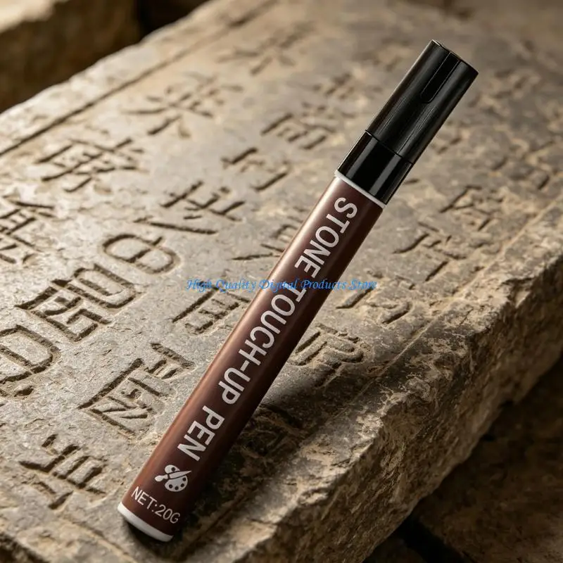 U2JE Fade Resistant Monument Paint Pen Sunproof Waterproof Stone Marker Pen For Writing Coloring On Tombstones Gravestone