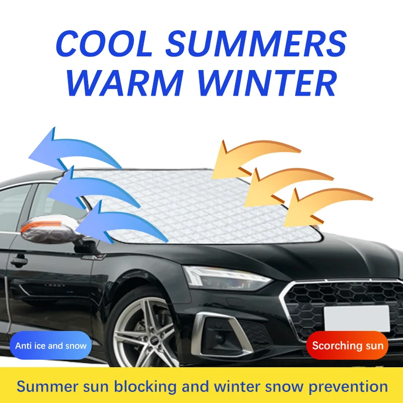 Car Windshield Snow Cover Winter Ice-Frost Guard Sun Shade Protector For Chevrolet Malibu Spark Cruze Car Accessories