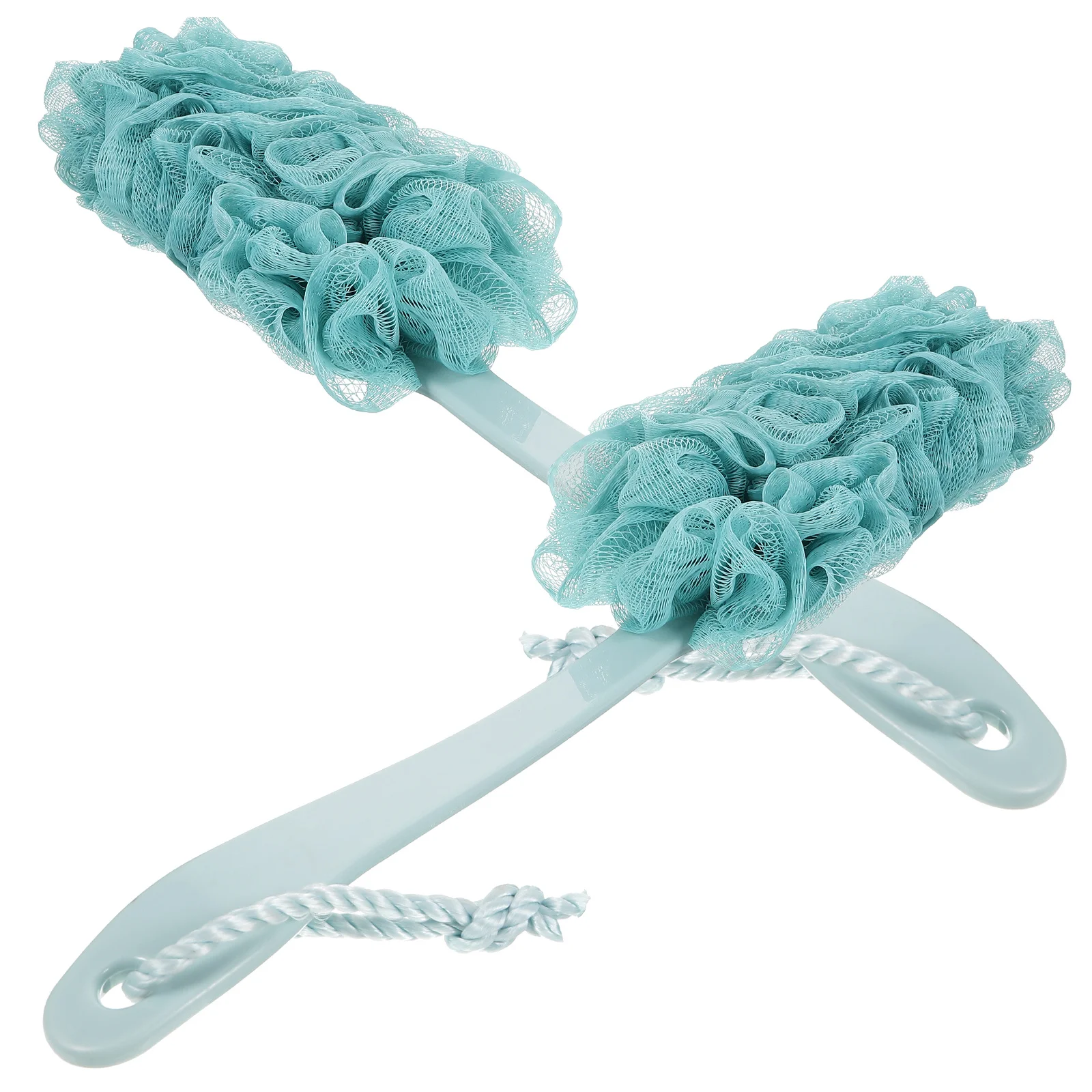 

2pcs Deep Cleaning Bathing Body Brush Exfoliating Tool For Skin Care Random Color Long Handle Bath Scrubber Body Cleaning