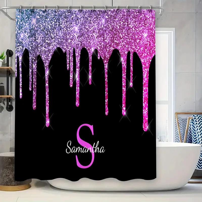 

Декоративная занавеска для ванной с домашними цитатами из козла, розовый цветочный дизайн для украшения ванной комнаты на кухне, столовой