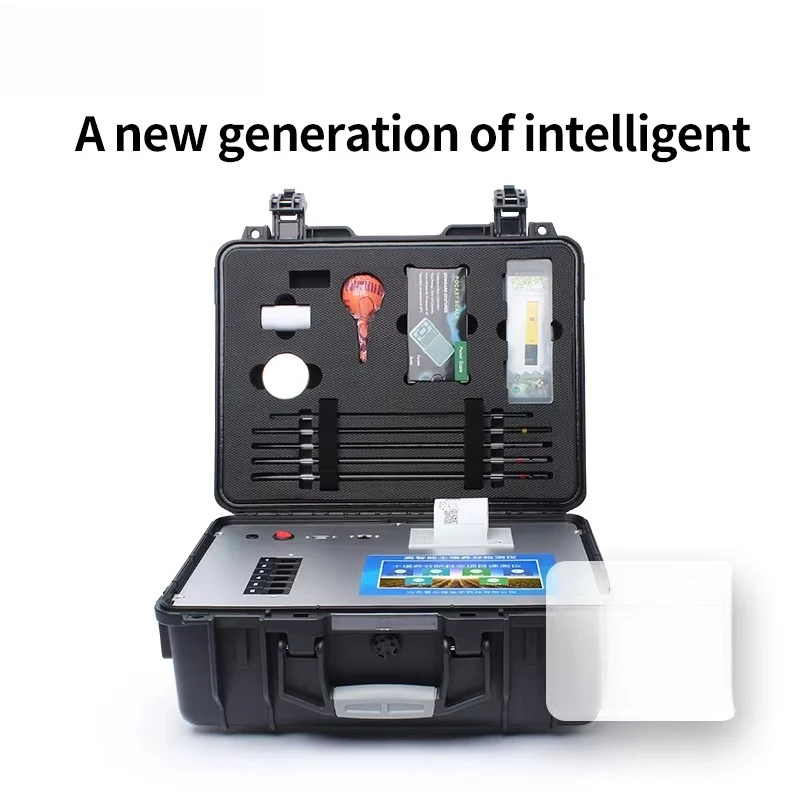 Professional Portable 220v Lab Soil Analyzer Nutrient Detector for Agriculture Water Plant Testing Lithium Battery Operated