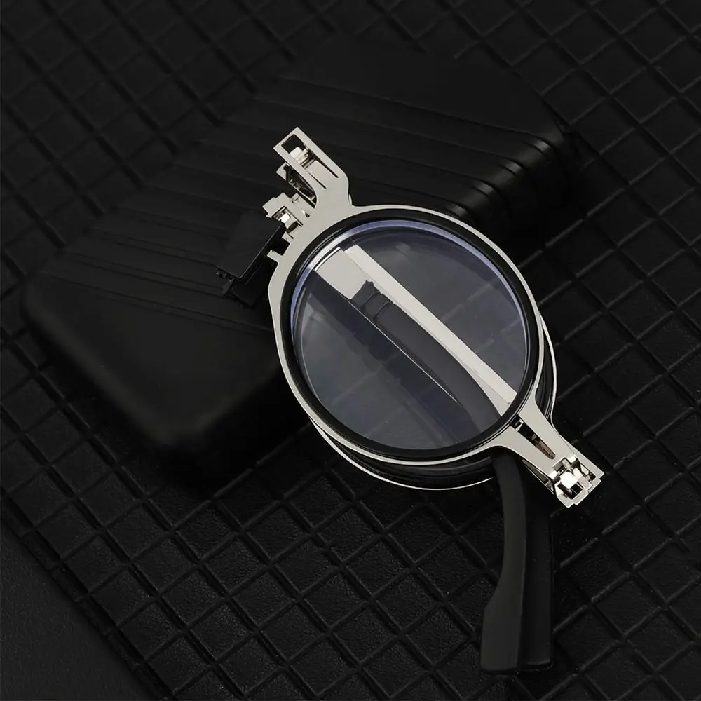 Men Women With Case Eye Protection Folding Reading Glasses Eyeglasses Ultra Light Frame Anti-Blue Light