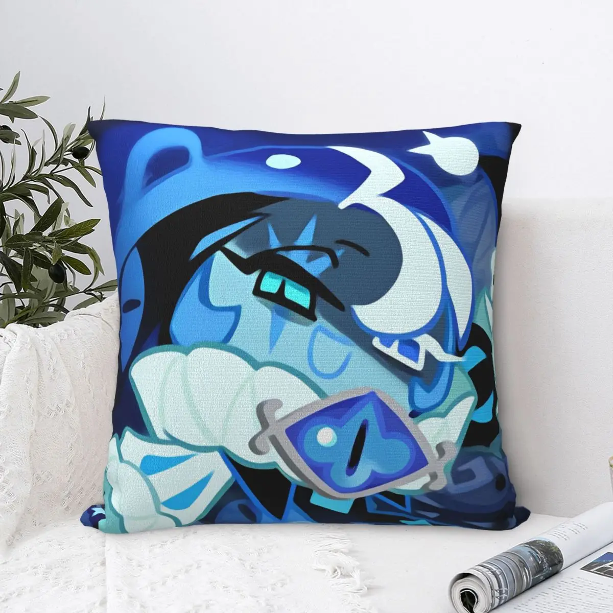 Shadow Milk Cookie Run Kingdom Pillow Case Cute Cartoon Anime Cushion Covers Decor Throw Pillow Case Cover for Sofa 45*45cm