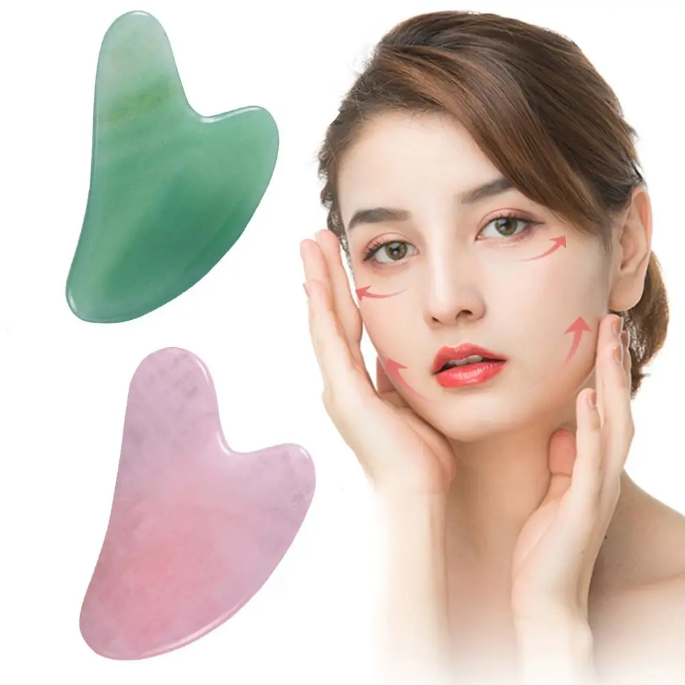 

Natural Pressure Relaxation Anti Wrinkle Massager Quartz GuaSha Board Health Care Jade Massager