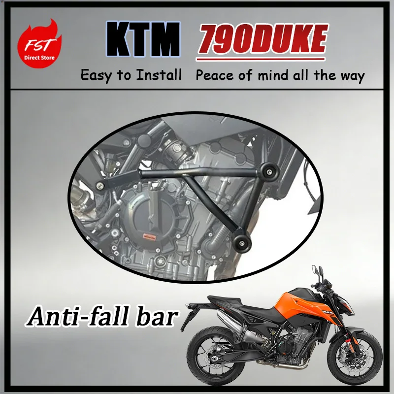 FOR KTM 790/390Duke Racing Style Crash Bar Anti-Drop Bumper Guard Motorcycle Reinforced Protection Guard for Enhanced Safety