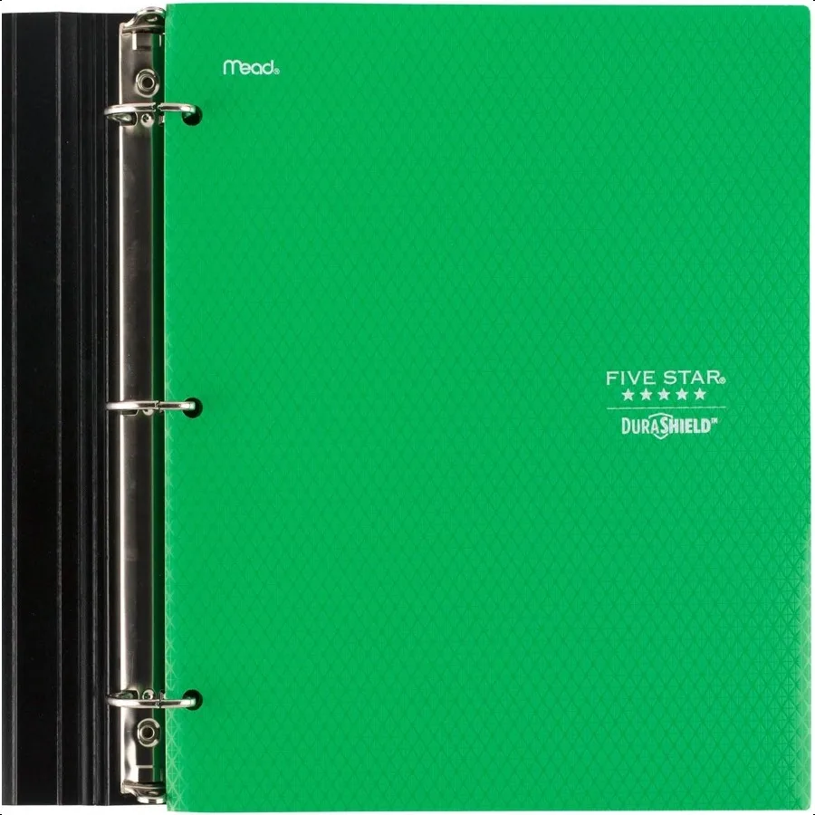 DuraShield المضادة للميكروبات 2 جيب StayPut المجلدات البلاستيكية 4 عبوات تحمل 11 × 81 2 لون قد يتغير 330010