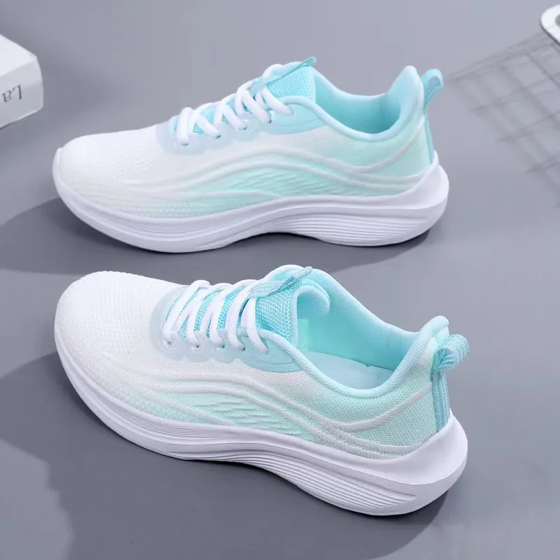 Feizhi Women's Breathable Outdoor Sports Shoes Casual Lightweight Running Walking Travel Shoes for Moms