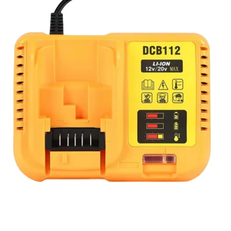 Replacement DCB112 Battery Charger for Dewalt 10.8V-20V Lithium Ion Batteries DCB101 DCB105 DCB107 DCB115, Universal Power Tool