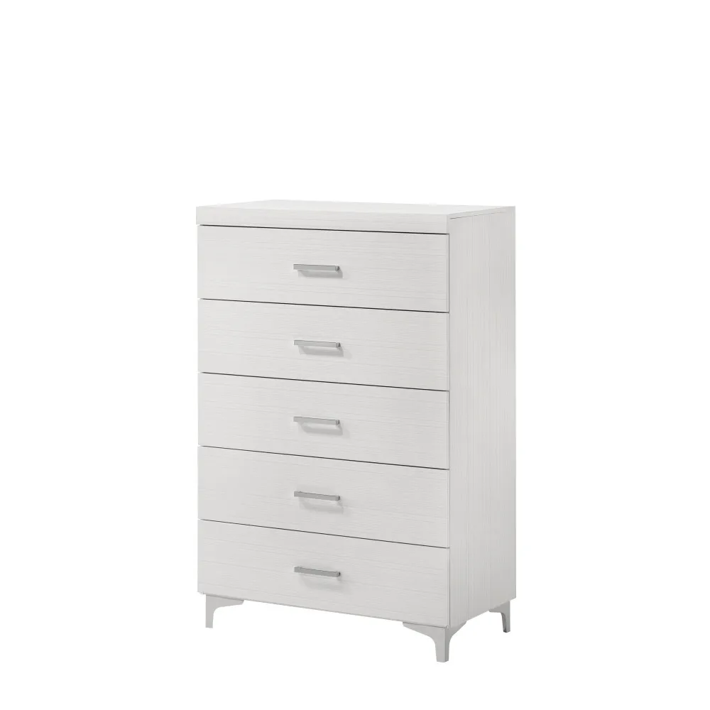 Heavy Duty Solid Wood Dresser with English Dovetail Drawers, 3/4 Extension Metal Glides, 170 lbs Capacity Storage Cabinet for Bedroom