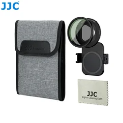 JJC 67mm Magnetic Lens Filter Adapter Kit CPL ND Lens Filter Mount Frame with Filter Pouch for iphone 17 16 15 14 Pro Max Plus